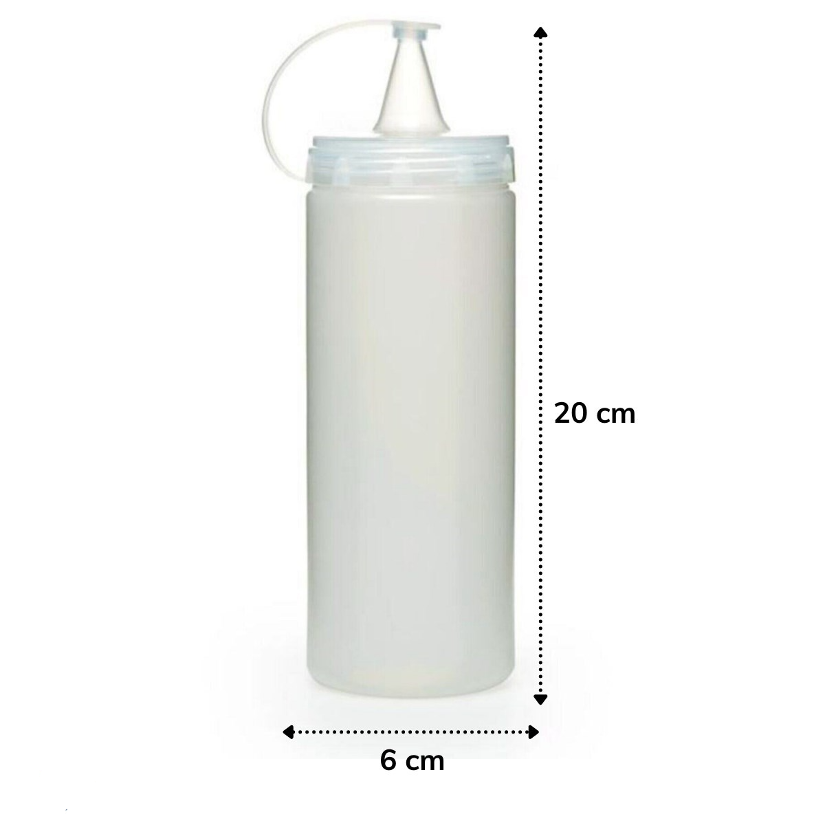 Şeffaf Kapaklı Sızdırmaz Yağlık Sosluk Şişesi Plastik Yağdanlık 400 ml. AP-9028 (5563) #4
