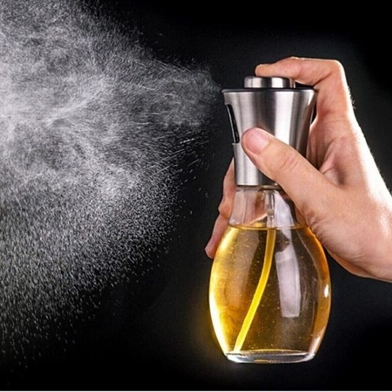 Çok Amaçlı Spreyli Sızdırmaz Cam Şişe Yağdanlık Limon Sirke Sos Püskürtücü Dağıtıcı Sprey (5563) #3