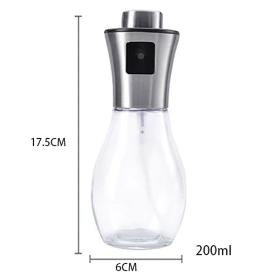 Çok Amaçlı Spreyli Sızdırmaz Cam Şişe Yağdanlık Limon Sirke Sos Püskürtücü Dağıtıcı Sprey (5563) #4
