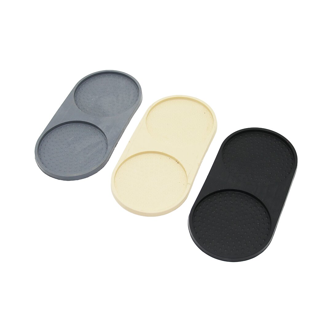 2 BÖLMELİ   OVAL   RENKLİ SİLİKON  YAĞDANLIK - SABUNLUK ALTL