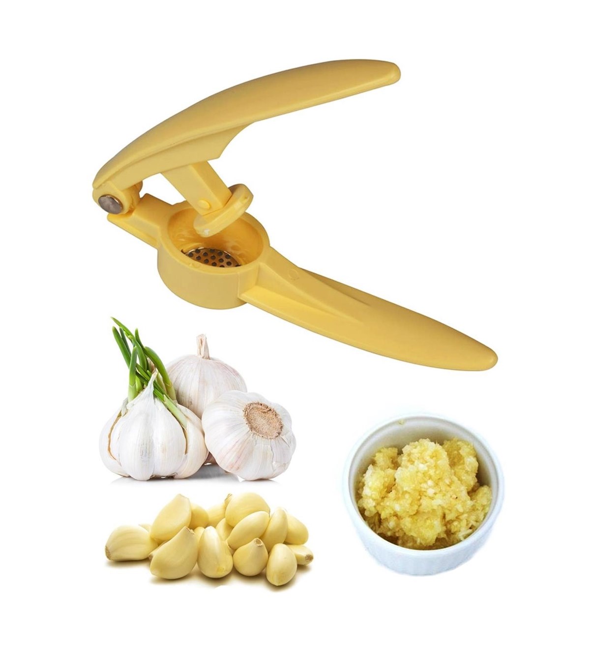 Pratik Kolay Yıkanabilir Sarımsak Ezme Aparatı Sarımsak Ezic