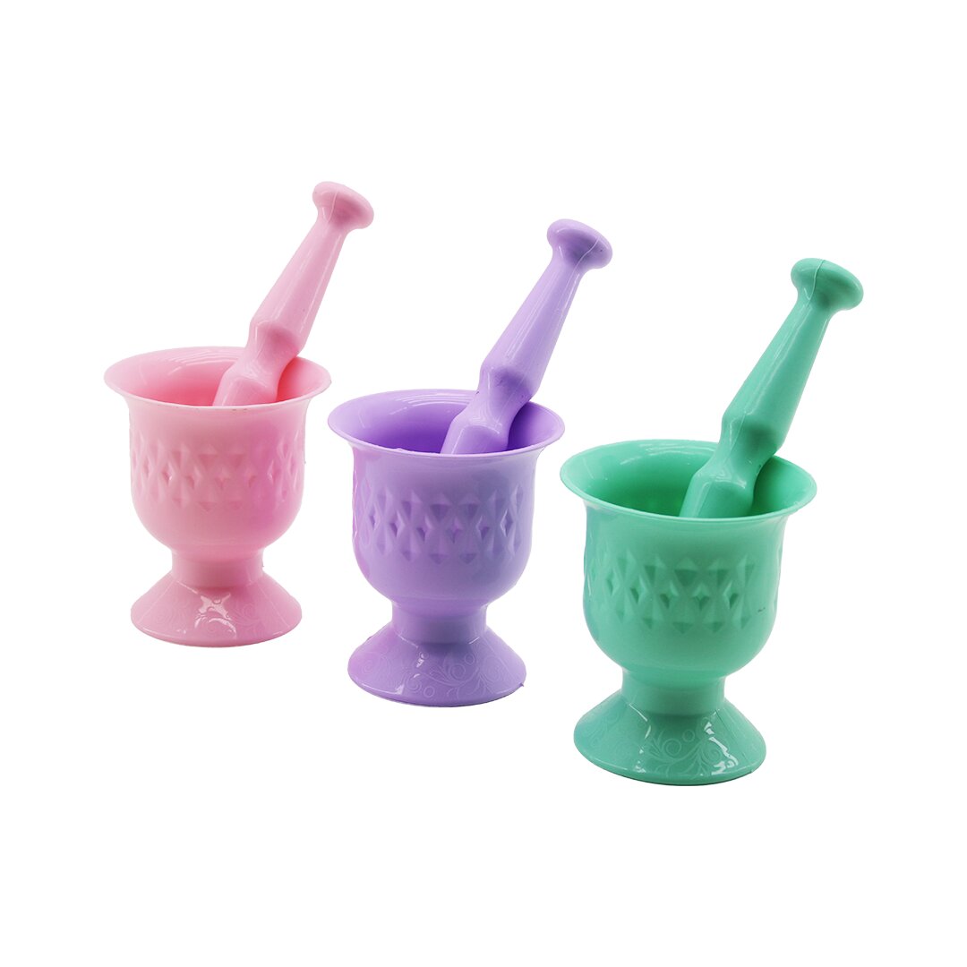 RENKLİ PLASTİK HAVAN - MORTAR  SARIMSAK DÖVECEK (5563)