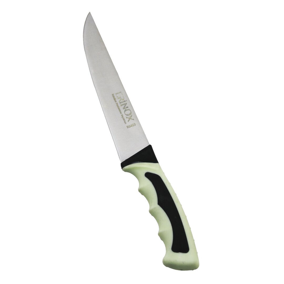 NO-3 Butcher Meat Knife Soft Double-Press Colored Plastic Ha