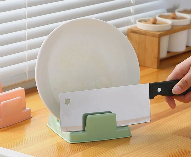 Tencere Kapağı ve Kesme Tahtası Tutucu Mutfak Standı (5563) #3