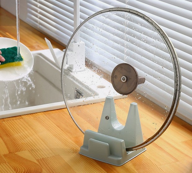 Tencere Kapağı ve Kesme Tahtası Tutucu Mutfak Standı (5563) #4