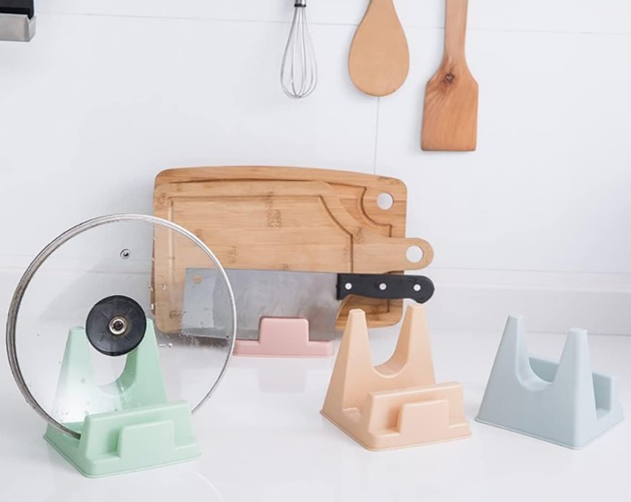 Tencere Kapağı ve Kesme Tahtası Tutucu Mutfak Standı (5563) #5