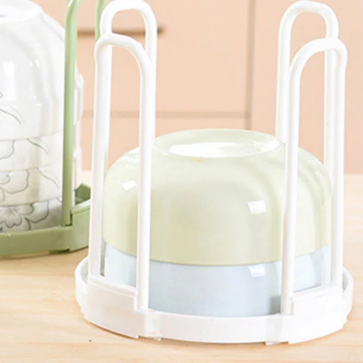 Tabak Bardak Kase Standı Bulaşık Kurutma Tutucu Mutfak Düzenleyici Organizatör (5563) #5