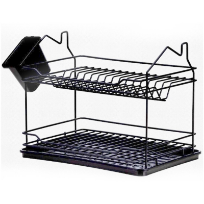 ,EVİM 2 KATLI TABAKLIK SİYAH (5563)