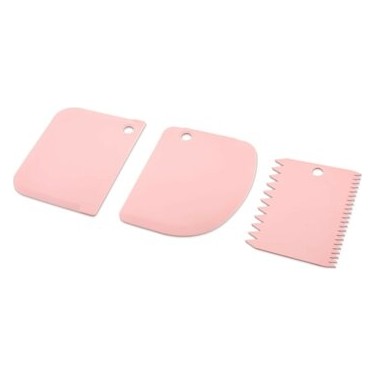 3-Piece Plastic Dough Cutter - Scraper (5563)