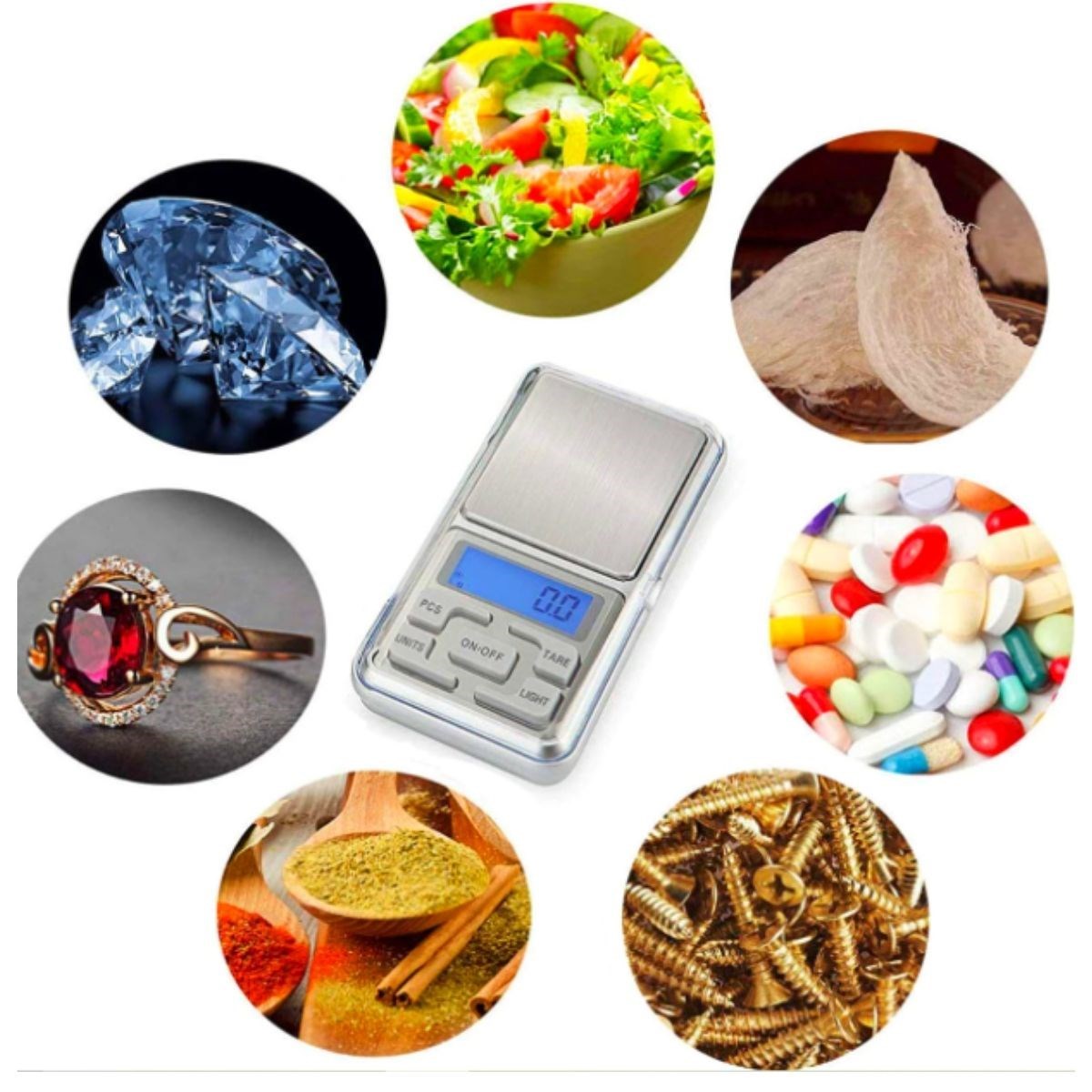 Digitale Präzisions-Schmuckwaage 200g 0,01g Taschenwaage (5563) #5