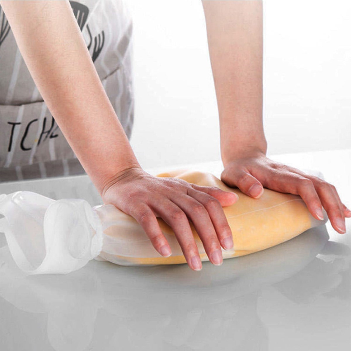 Large Silicone Dough Kneading Bag - Transparent Dough Mixer