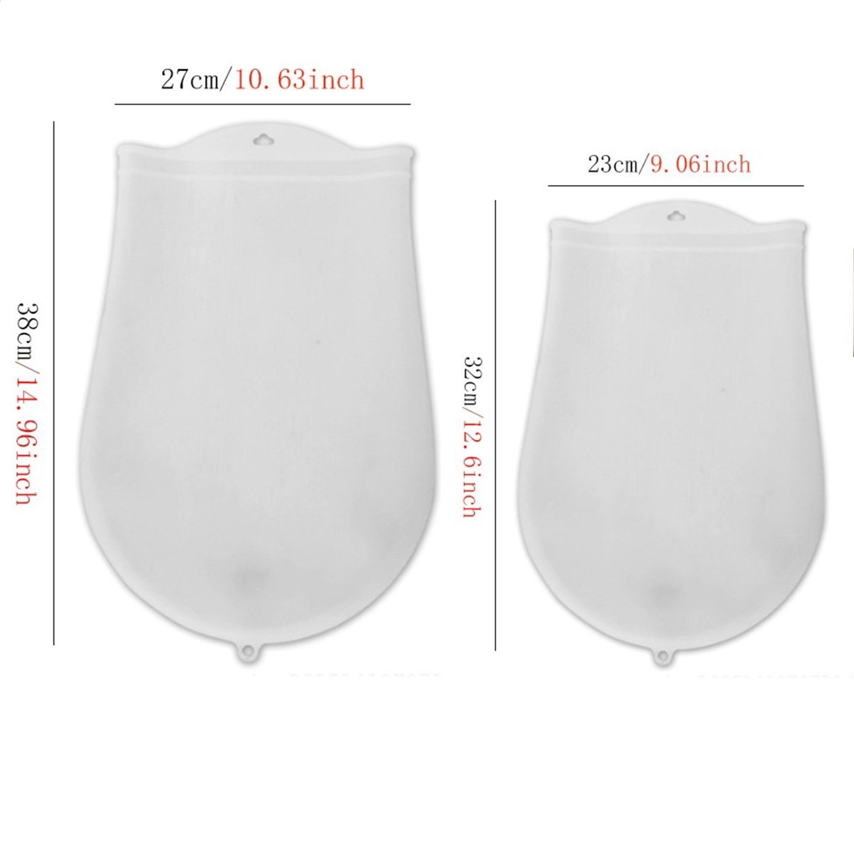 Orta Hamur Torbası Silikon Şeffaf Hamur Yoğurma Torbası Ekmek Makarna Mantı Hamuru Kolay Yoğurma (5563) #4