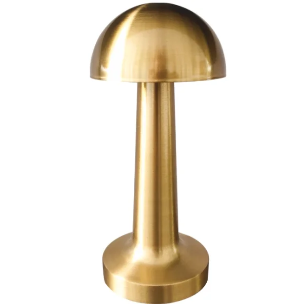 GOLD Mantar Lamba CT-8429 Lizbon 3 Renk Şarjlı Masa Lambası (5563) #3