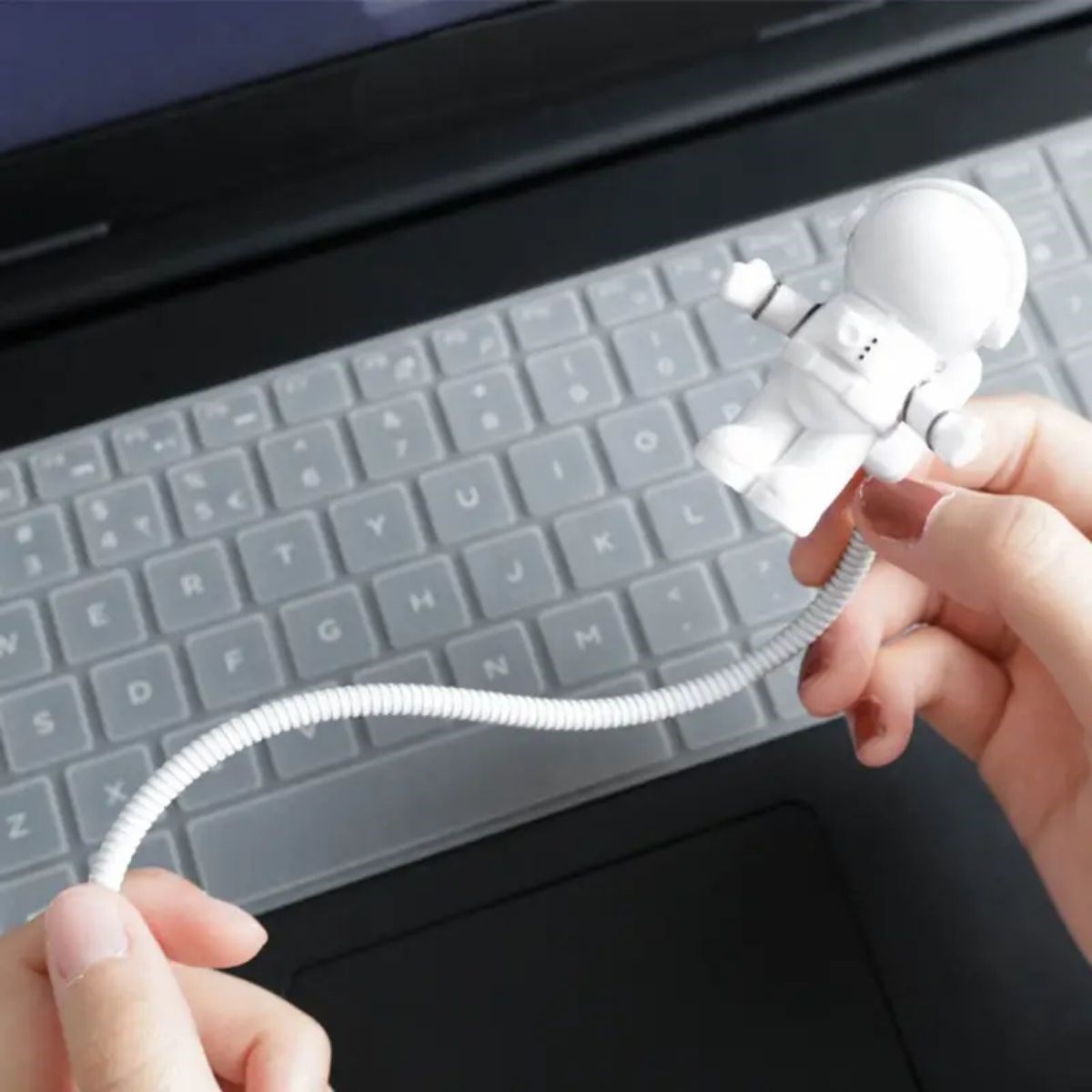 USB Astronot Gece Lambası, Masa Lambası, Kitap Okuma Lambası Işığı (5563) #3