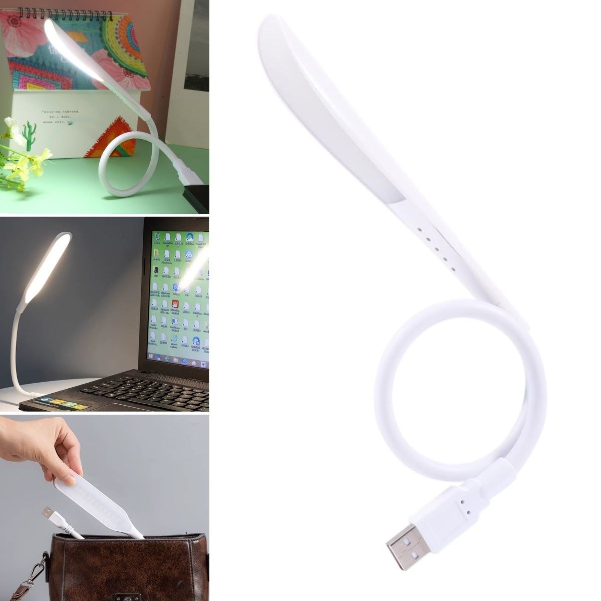 USB Girişli 14 Ledli 3 Kademeli Dokunmatik Masa/Kitap Okuma