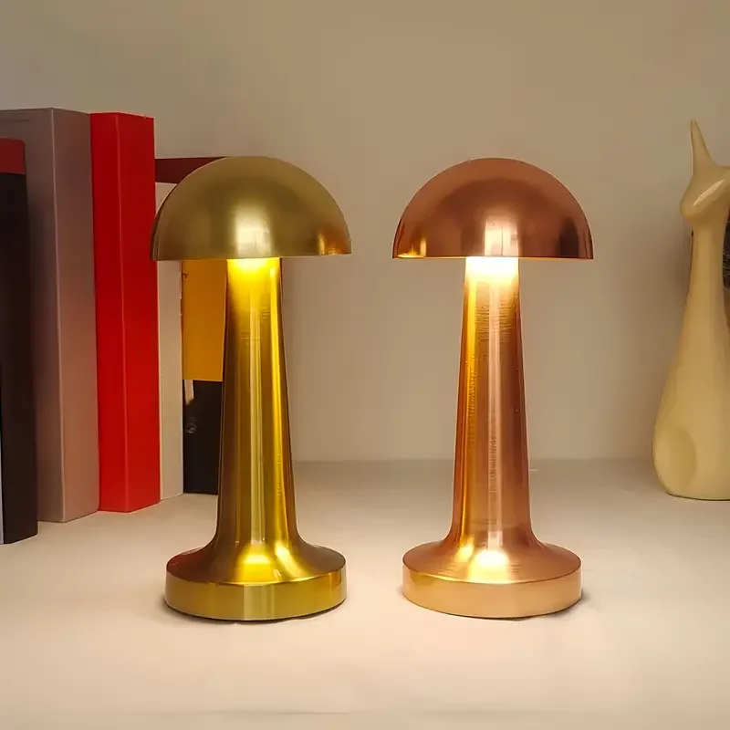 Şarjlı Masa Lambası Mantar Lamba (5563) #4