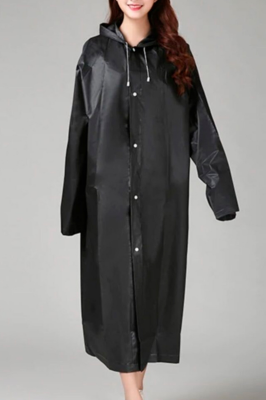 EVA SİYAH PARDESÜ YAĞMURLUK (5563)