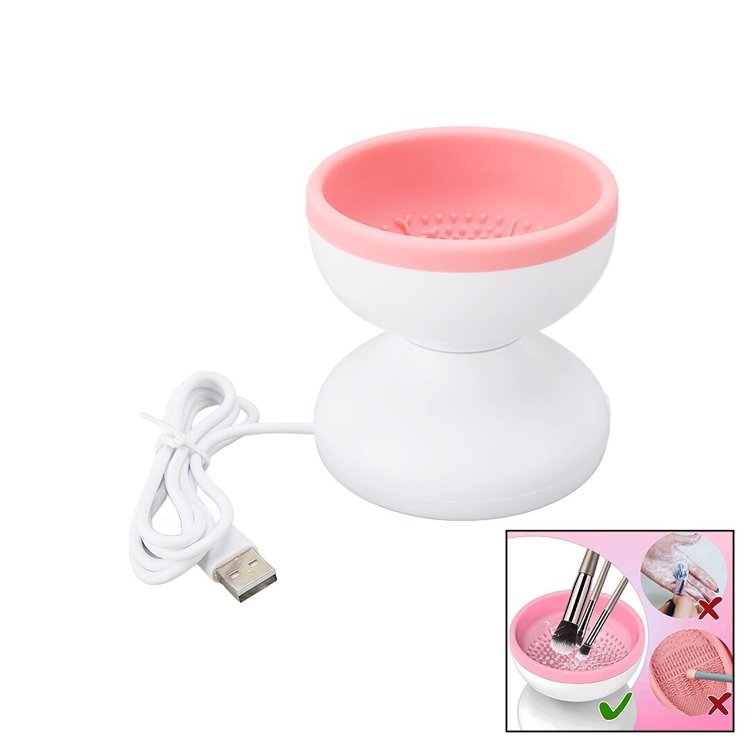MAKEUP BRUSH CLEANER MAKYAJ FIRÇA TEMİZLEME MAKİNESİ  USB ÇA
