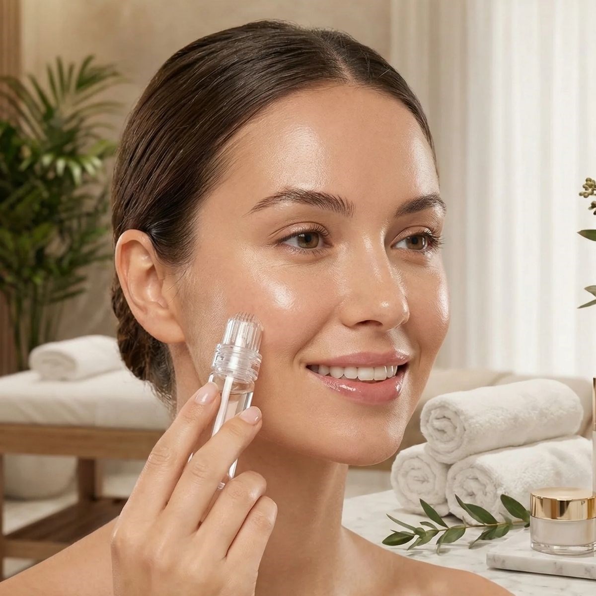 Mikro İğne 64’lü Cilt Bakım Serumu – Yüz ve Boyun için Anti-Aging, Gözenek Sıkılaştırıcı Serum (5563) #4