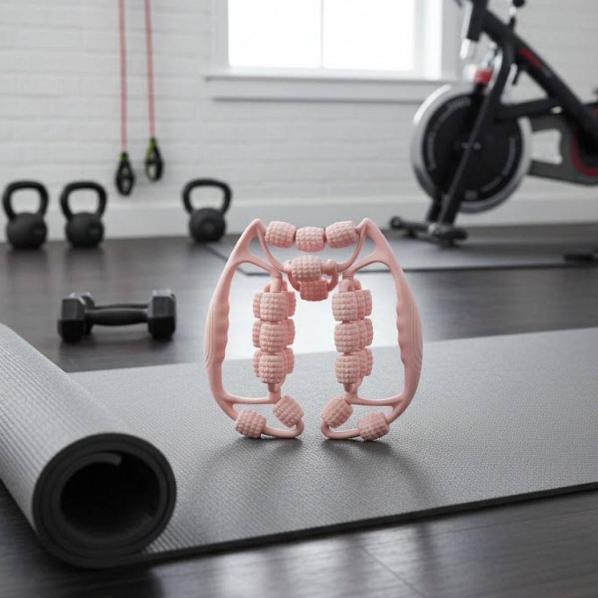 27 Tekerlekli Lenfatik Masaj Roller – Selülit Giderici, Cilt Sıkılaştırıcı, Bacak Kol Sırt Masaj Aleti (5563) #4