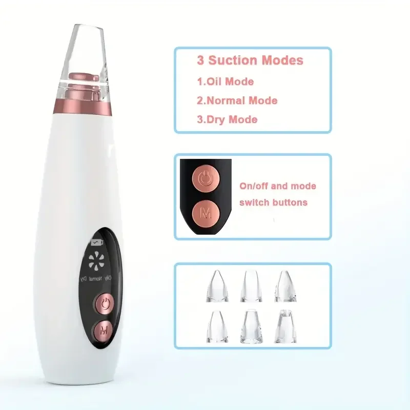 Dijital Göstergeli Siyah Nokta Vakum Cihazı 6 Başlık (5563) #5