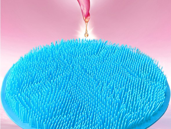 Yuvarlak Vantuzlu Banyo Sırt Kese Matı 26 cm (5563) #5