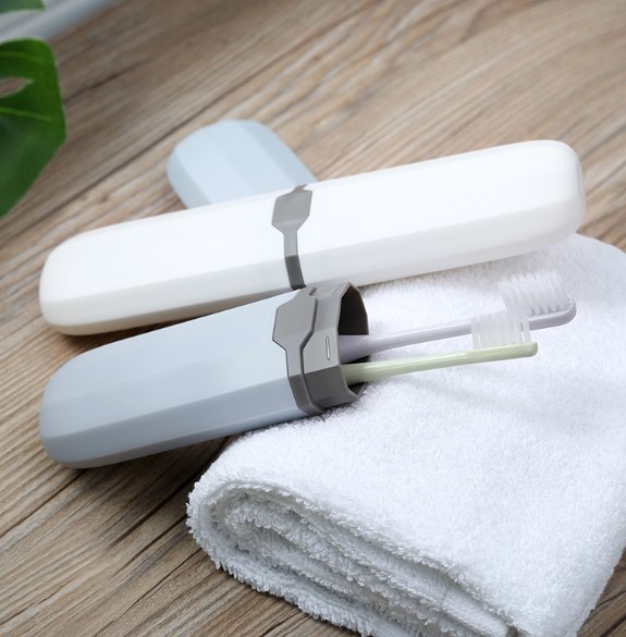 Seyahat Tipi Diş Fırçası ve Makyaj Fırça Kabı 2 Renk (5563)