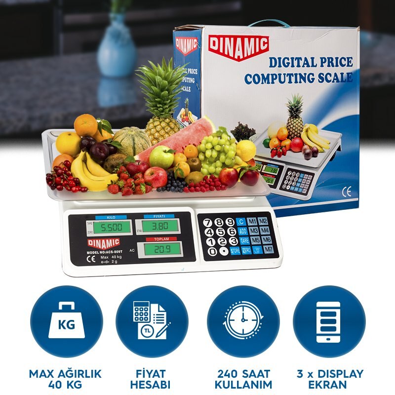Elektronik Terazi 40 Kg (5563) #3