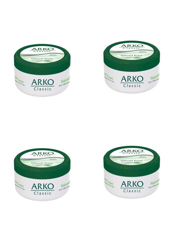 4 ADET ARKO CLASSİC NATUREL EL KREMİ 150ML (5563)
