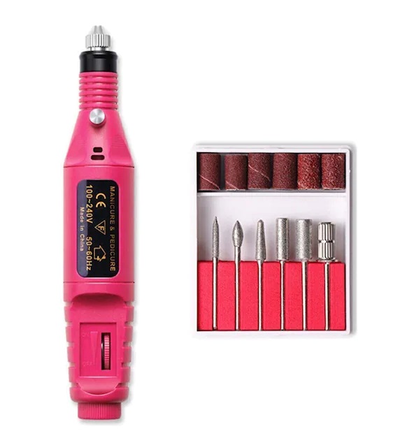 6 Uçlu Elektrikli Manikür Pedikür Seti ( 2000-300RPM HIZ ) (5563) #2