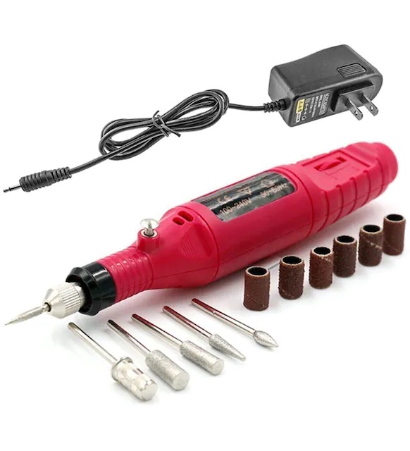 6 Uçlu Elektrikli Manikür Pedikür Seti ( 2000-300RPM HIZ ) (5563) #3