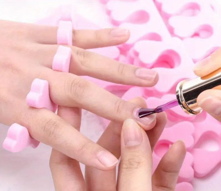 Parmak Ayırıcı Sünger Manikür Pedikür Aparatı 5 ADET (5563) #4