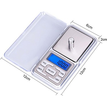 Dijital Hassas Elektronik Kuyumcu Cep Terazisi Tartı 200 gr / 0.01 gr (5563) #3