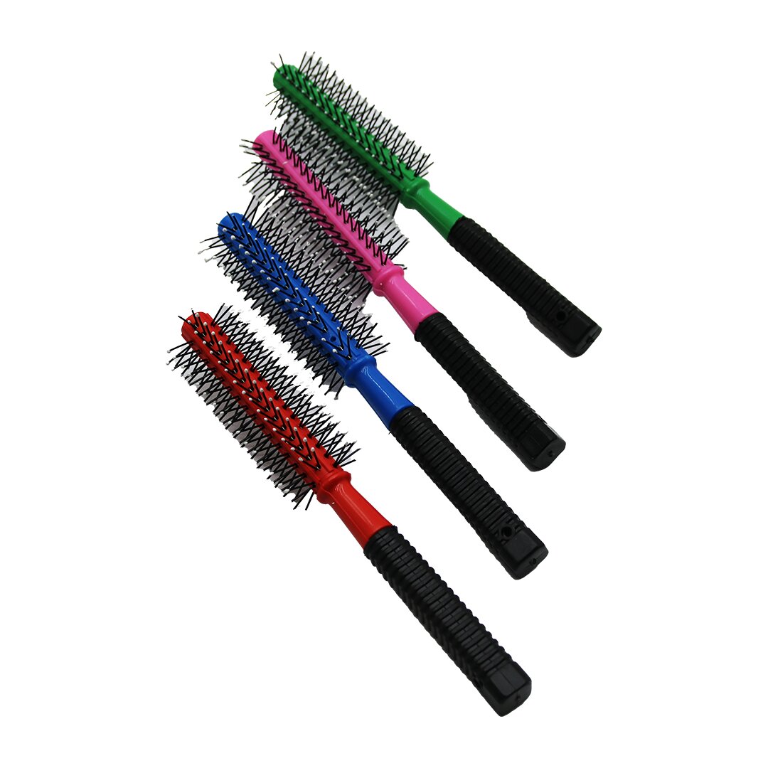 BUNTE KUNSTSTOFF HAARBÜRSTE - KAMM (5563)