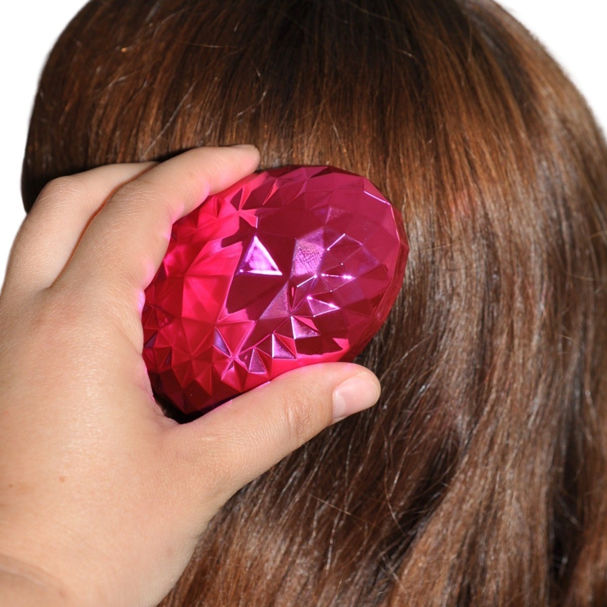 Neon Pembe Düzleştirici Tarak Geniş Aralıklı Her Saç Tipine Uygun Fırçalı Saç Düzleştirici (5563) #3