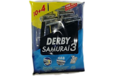 DERBY SAMURAI 3 KLINGEN 10+4 TEILE BEUTELVERPACKUNG (5563)