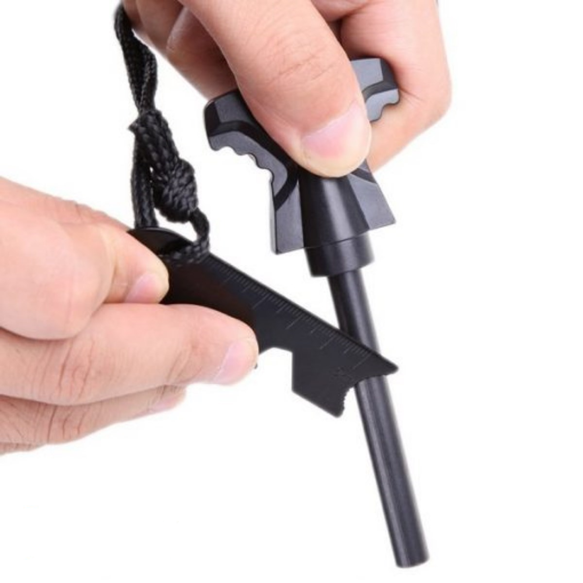 Notfall-Magnesium-Feueranzünder Survival Kit mit Pfeife (5563) #4