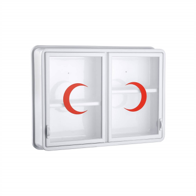 Glastüren Medizinschrank 35x49x10 cm (5563)