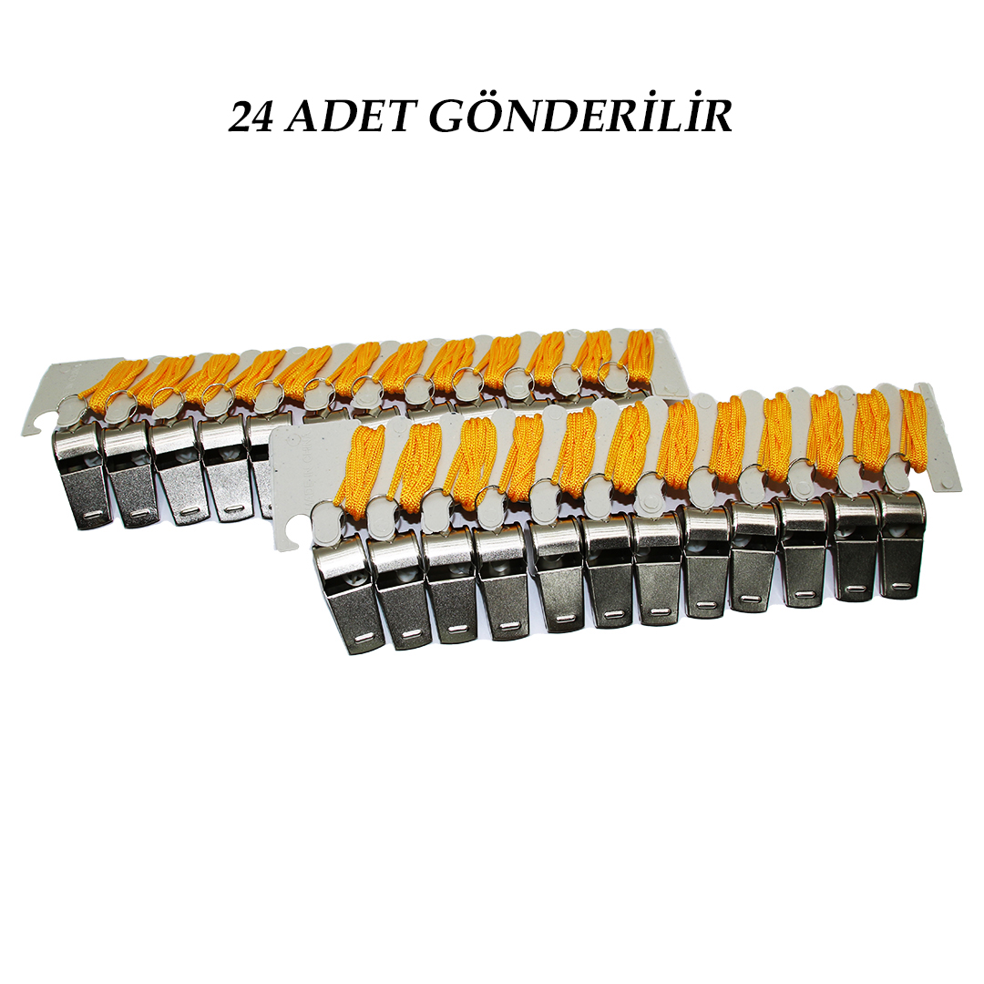 24 ADET METAL DÜDÜK (5563) #2