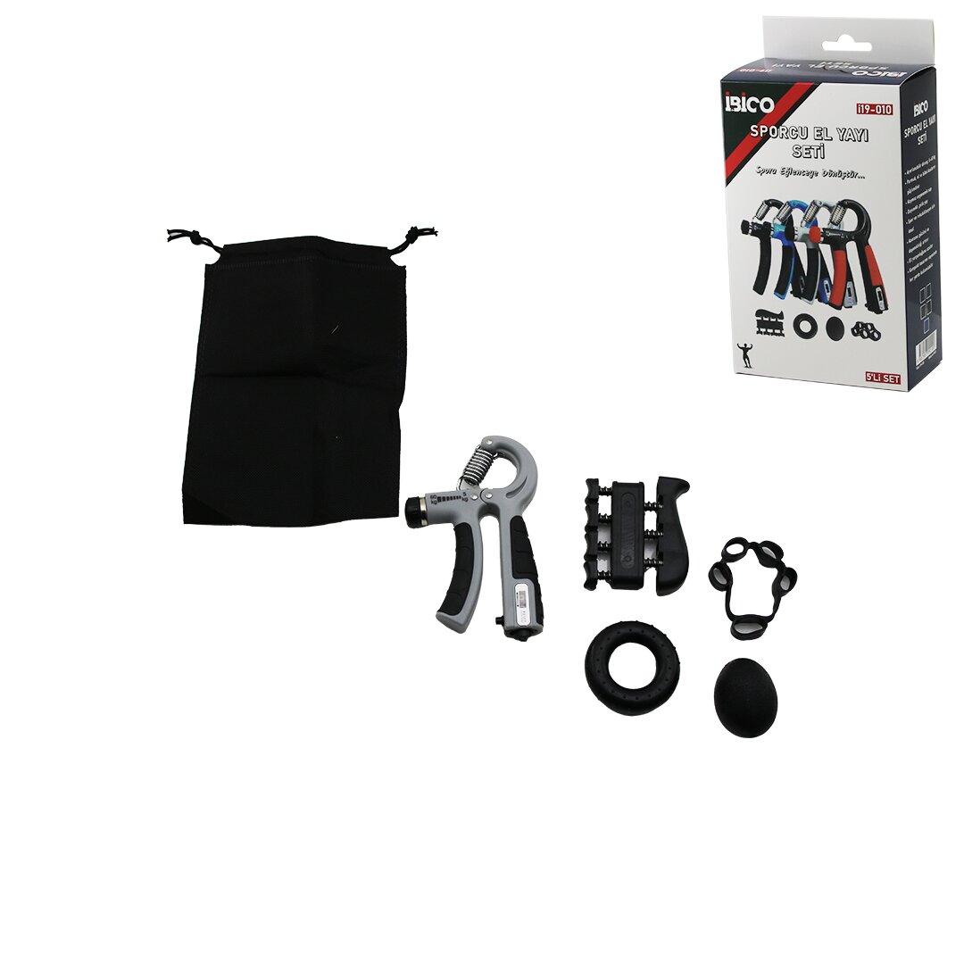 5PCS EL SPOR ALETLERİ SETİ EL YAYI - HALKA - YUMURTA - GEÇME