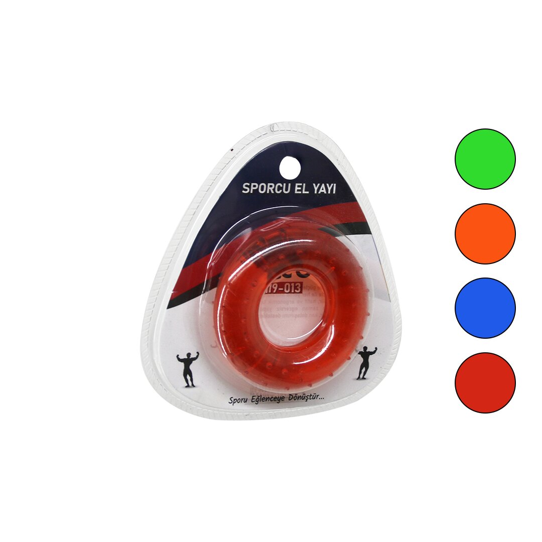 HALKA MODEL ŞEFFAF - RENKLİ SPORCU SİLİKON EL YAYI (5563)