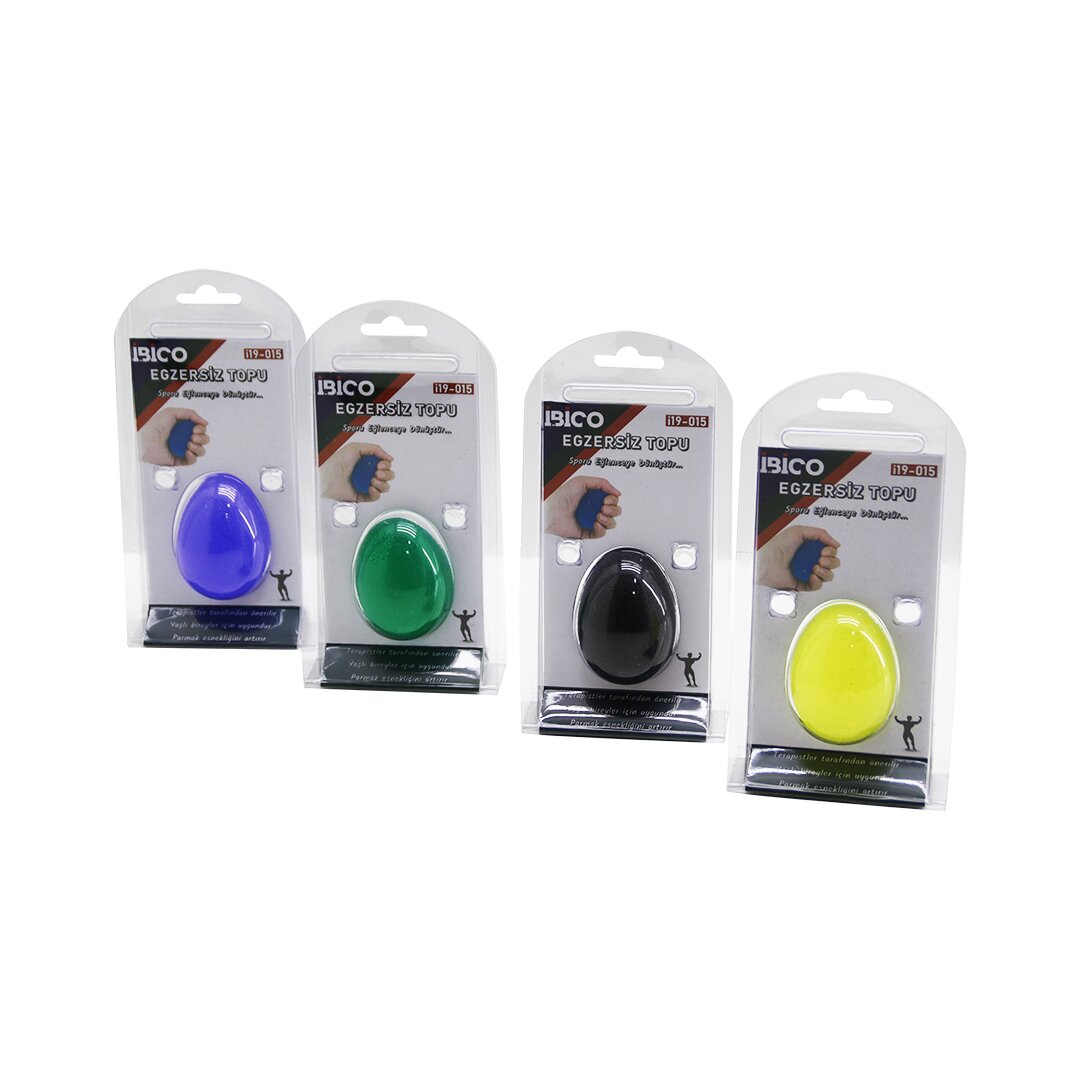 YUMURTA MODEL SPORCU EGZERSİZ EL TOPU RENKLİ (5563)