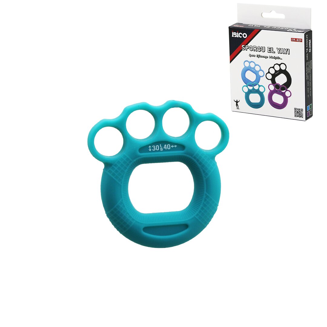 MUŞTA MODEL SPORCU SİLİKON EL YAYI ÇİFT KULLANIM = 40LBS - 5