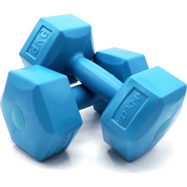 3KG PLASTİK KÖŞELİ DAMBIL 2 PARÇA (5563)