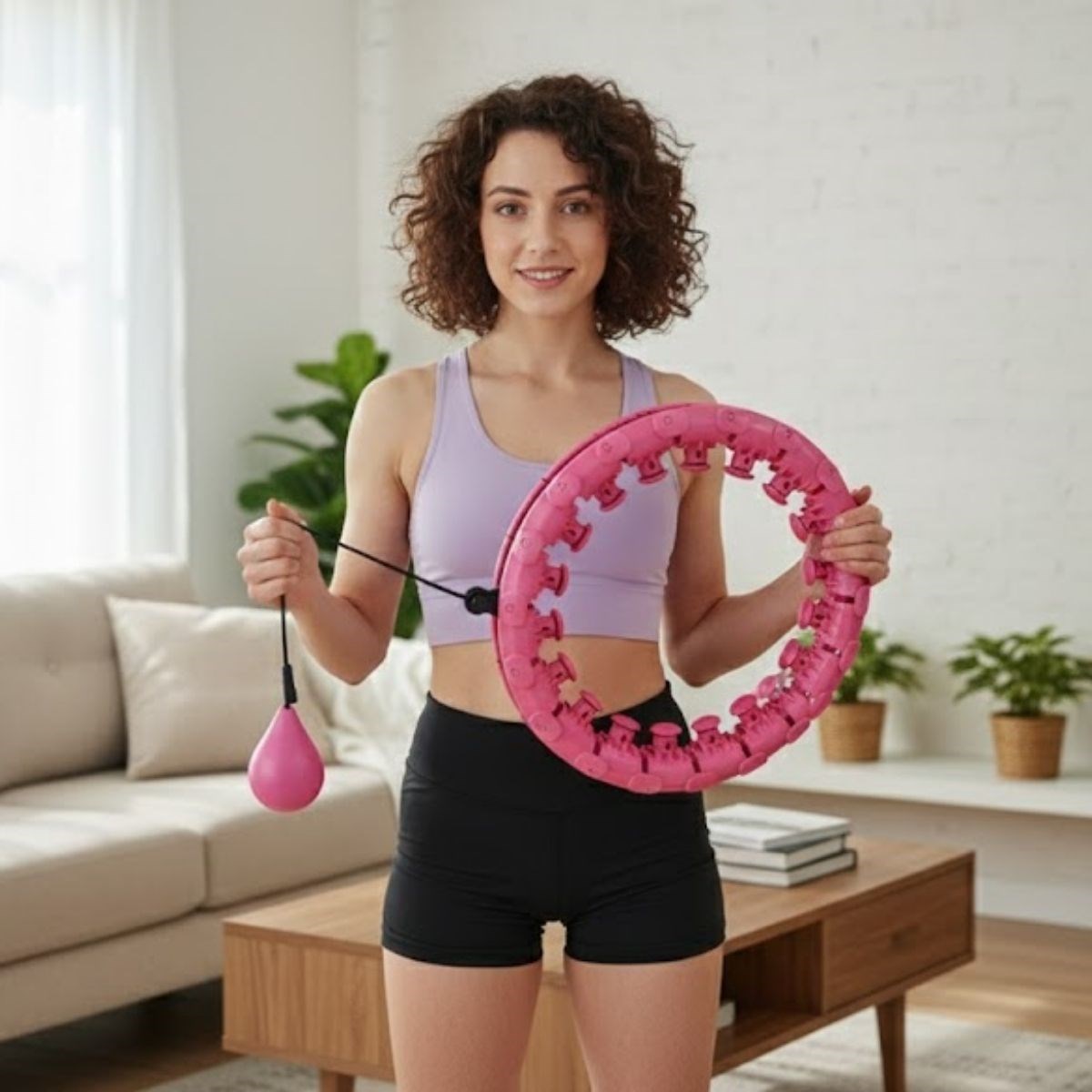 Verstellbarer Gewichtsverlust Hula-Hoop für Bauch & Taille #3