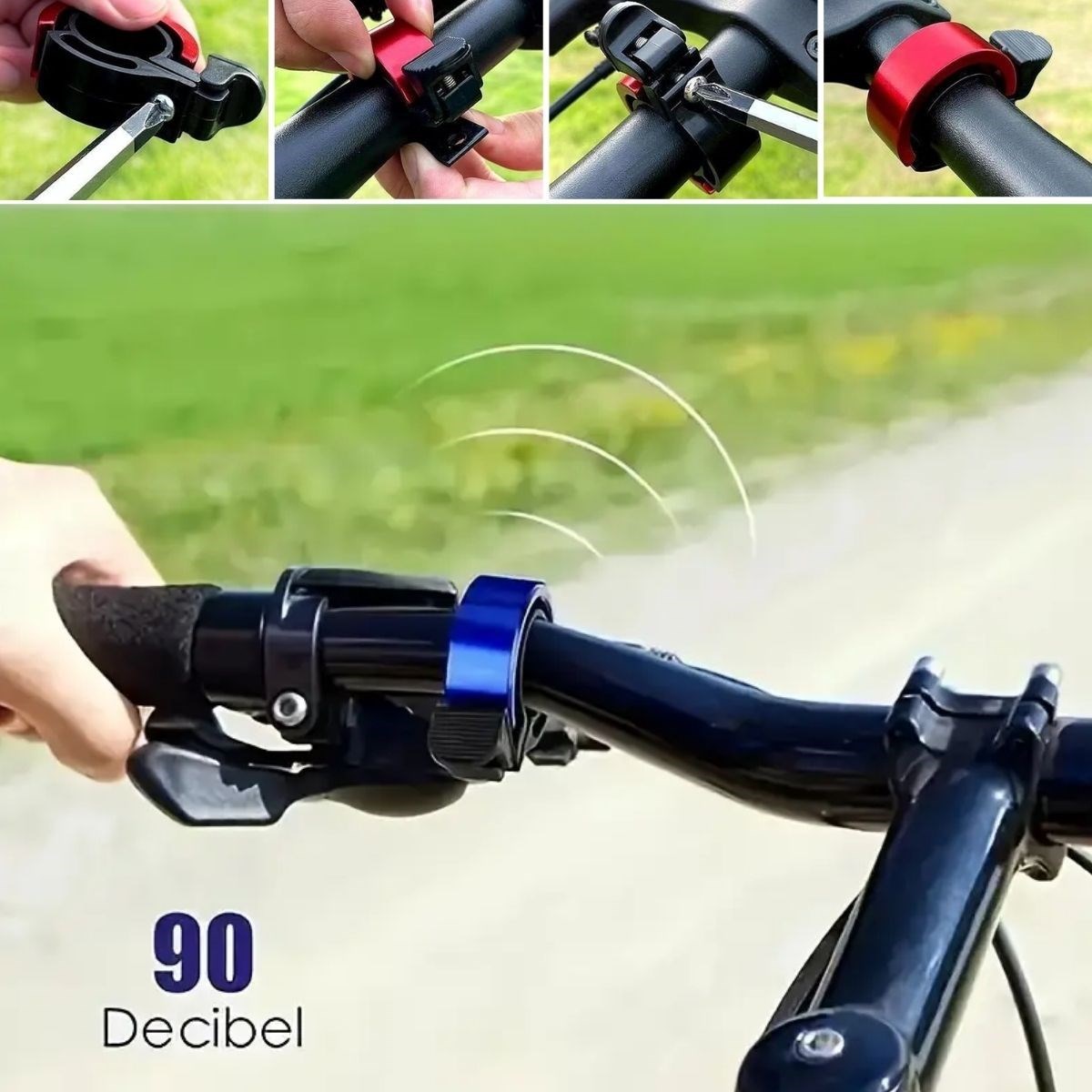 Ultra-Laute Aluminiumlegierungs-Fahrradklingel (5563) #2