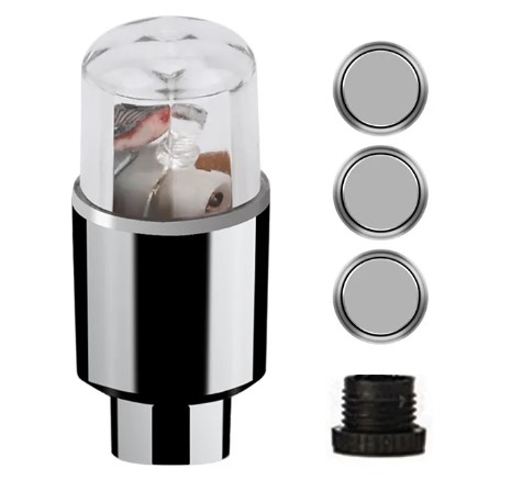 Işıklı Bisiklet Araba Sibop Kapağı 2 Adet (5563) #5