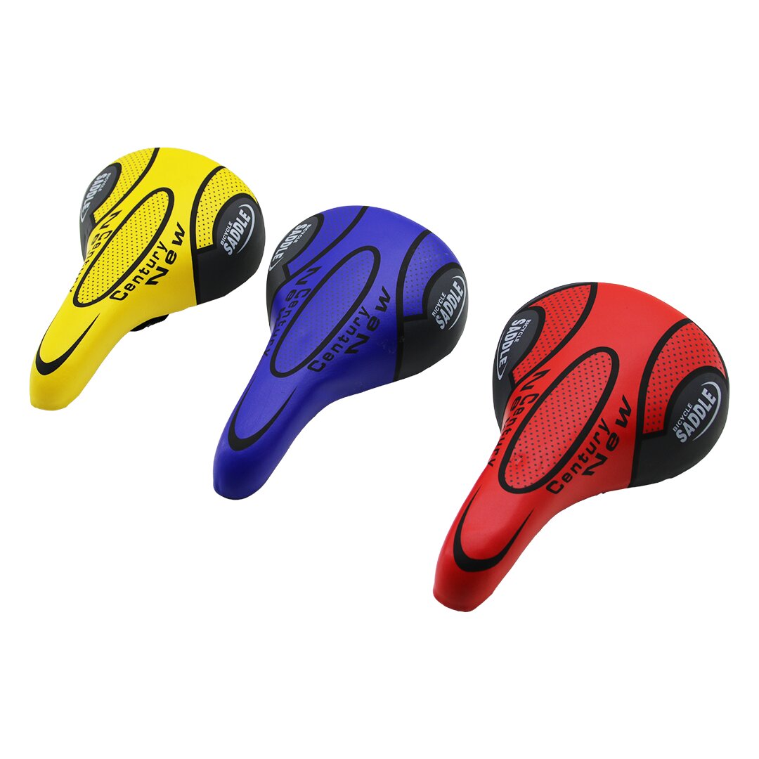 Small Narrow 16X26CM Bicycle Seat Colored Flat Saddle (5563)