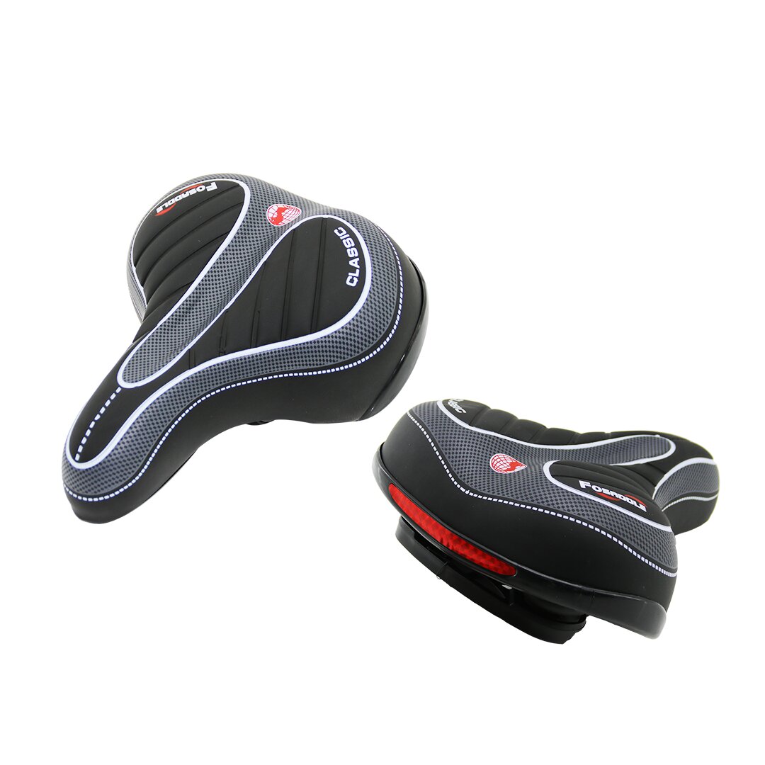 LÜX LARGE - WIDE=20.5X25CM BICYCLE SADDLE SPRING SEAT - CURV