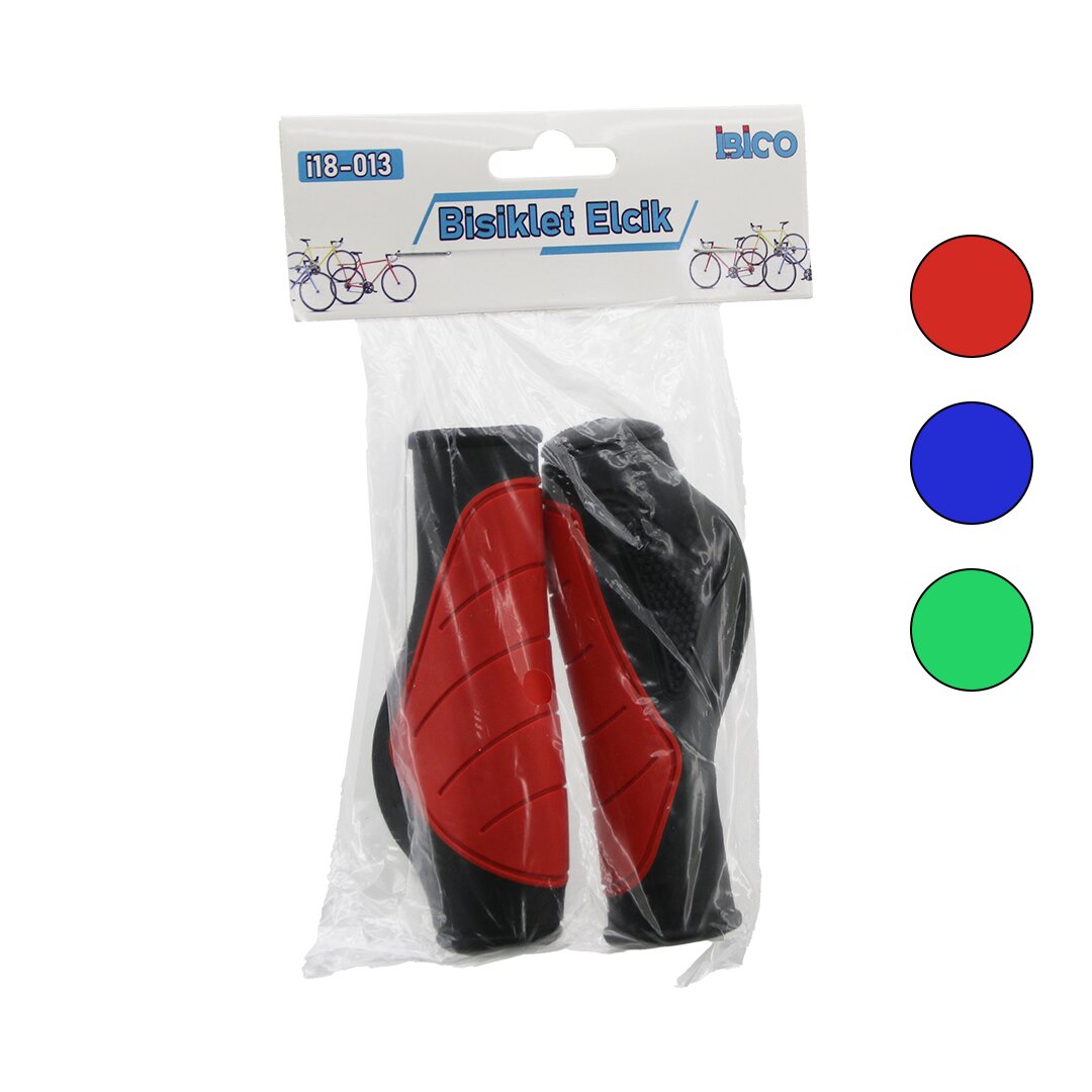 2 Pcs Colorful Silicone Bicycle Grip Set (5563)